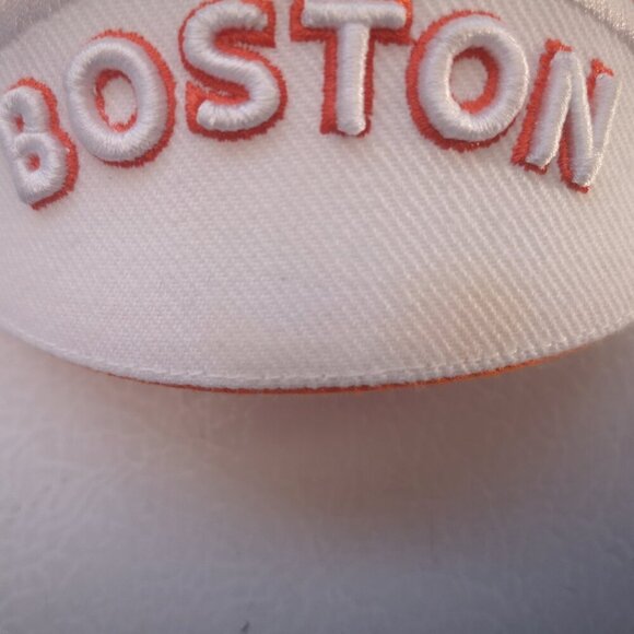 City Hunter Boston Red Sox Orange & White 3D Baseball Hat - Picture 5 of 7
